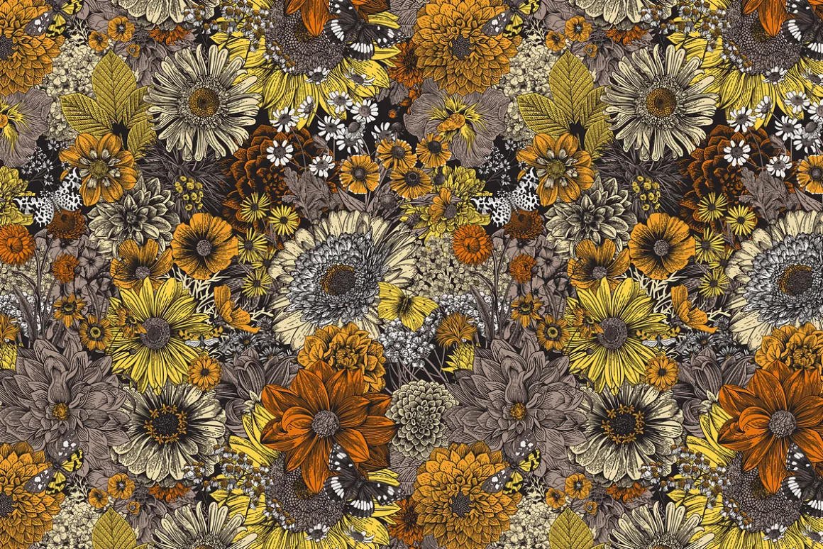 Autumn Garden. Color