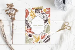 Autumn Leaves Sketches Set