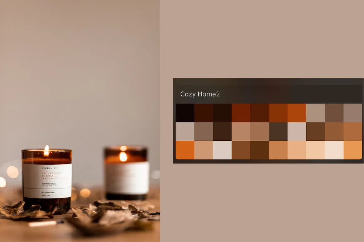 Autumn Procreate color palette.