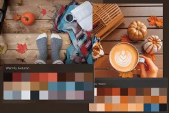 Autumn Procreate color palette.