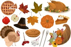 Autumn Pumpkin, Thanksging Clipart