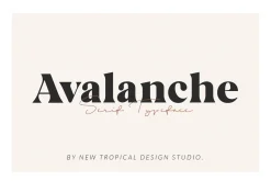 Avalanche - Serif Font