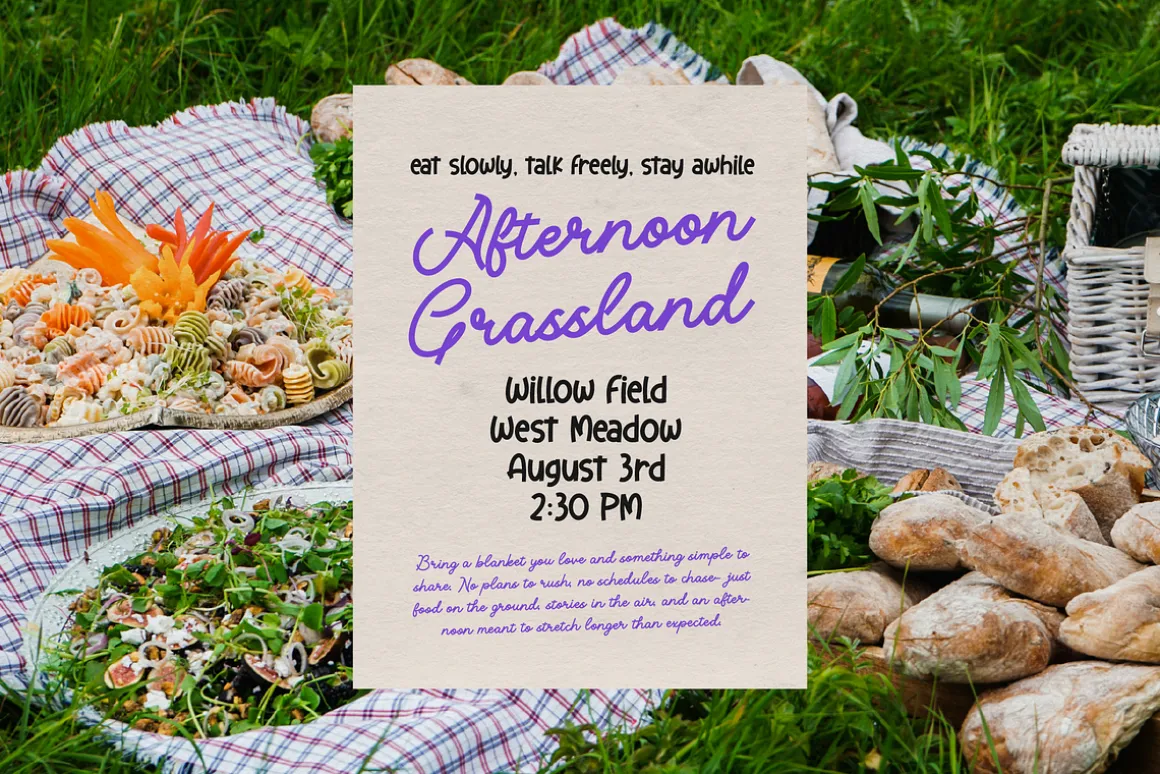Averty Meadow | Monoline Script