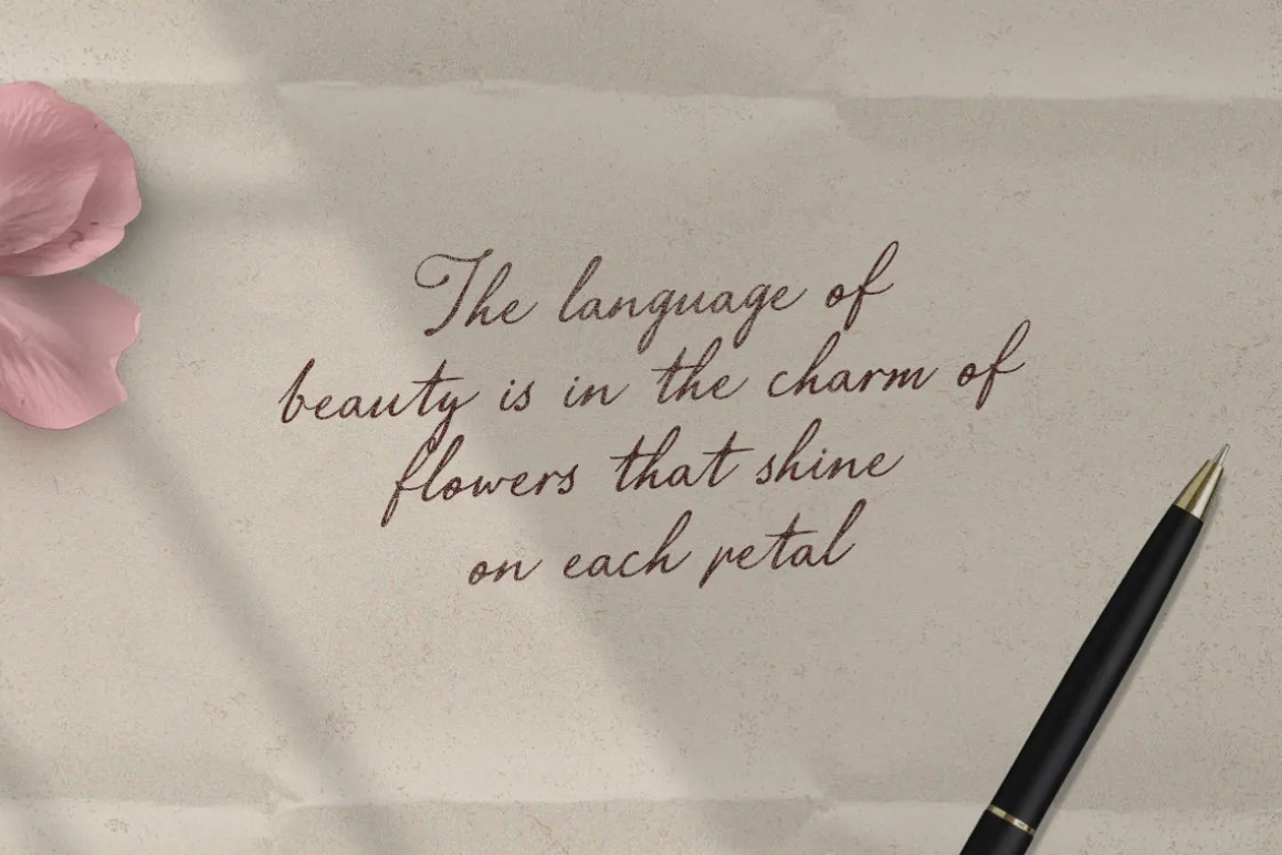 Aviola Memories - Romantic Script
