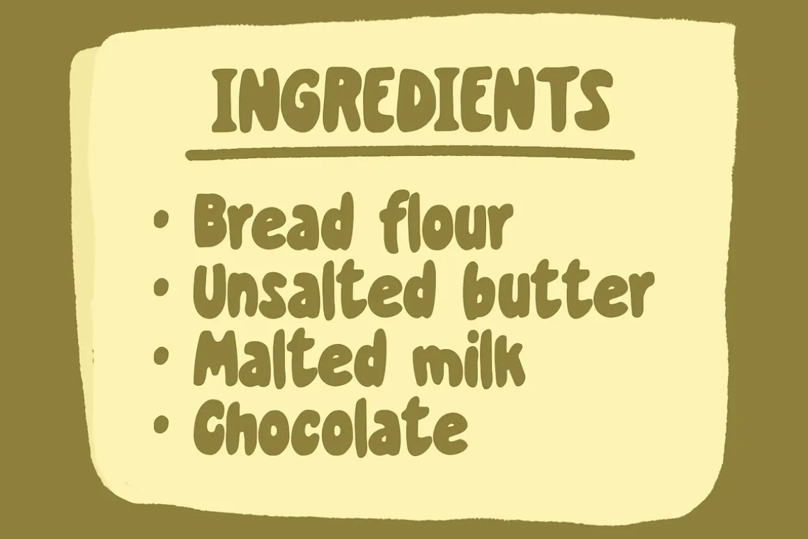 Avocado Croissant - Playful Font