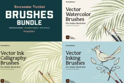 Awesome Vector Brushes Bundle