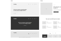 Axure Website framework widget Kit