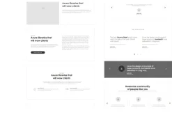 Axure Website framework widget Kit