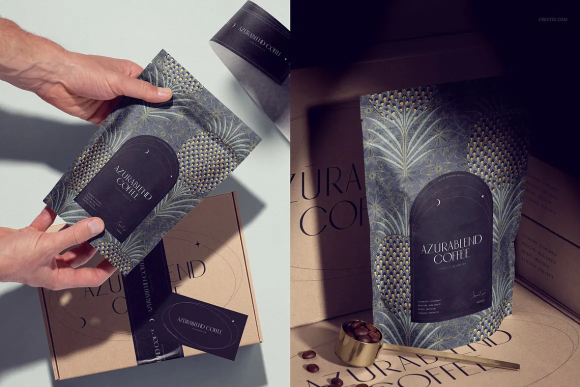 Azura Coffee Branding Mockup Set