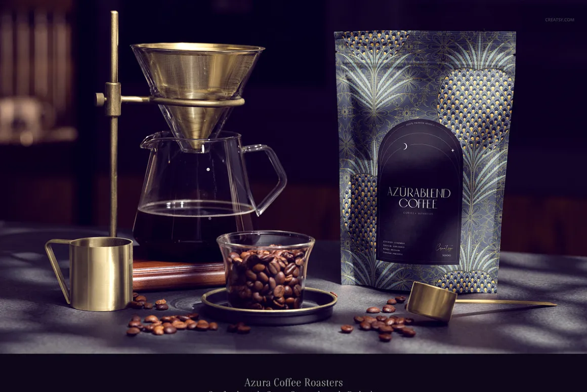 Azura Coffee Branding Mockup Set
