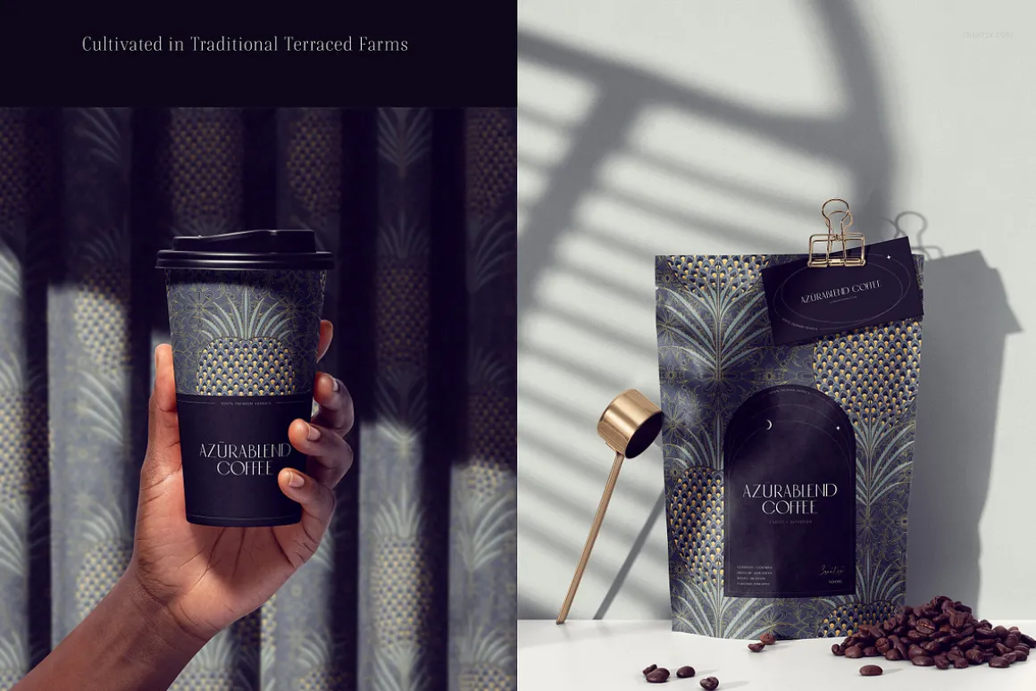 Azura Coffee Branding Mockup Set