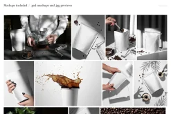 Azura Coffee Branding Mockup Set