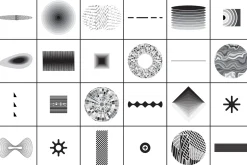 B_W 100 Vector Abstract Shapes