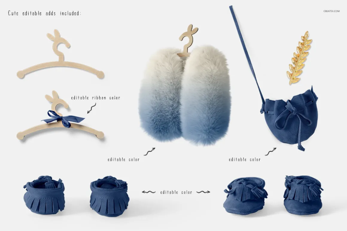 Baby Dress Mockup Set 10