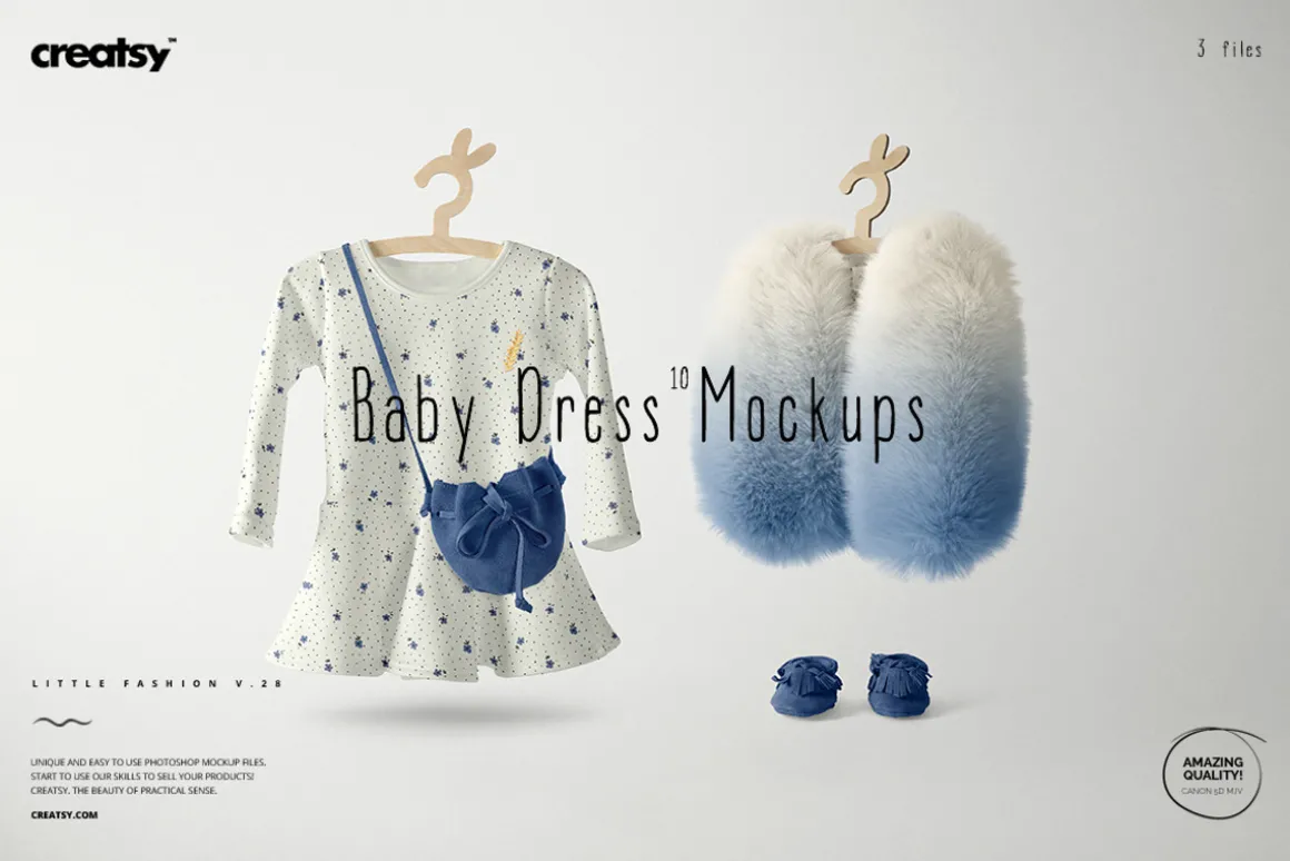 Baby Dress Mockup Set 10