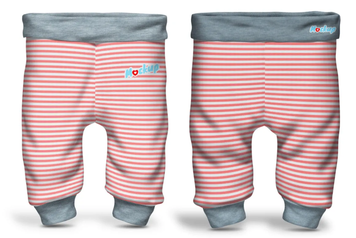 Baby Shirt Pants Mockup