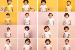 Baby T-Shirt Mockup Picture Bundle
