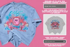 Back and Front T-Shirt mockup psd