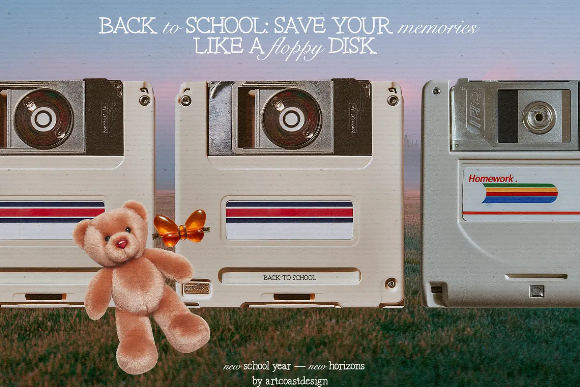 Back To School Collage Elements