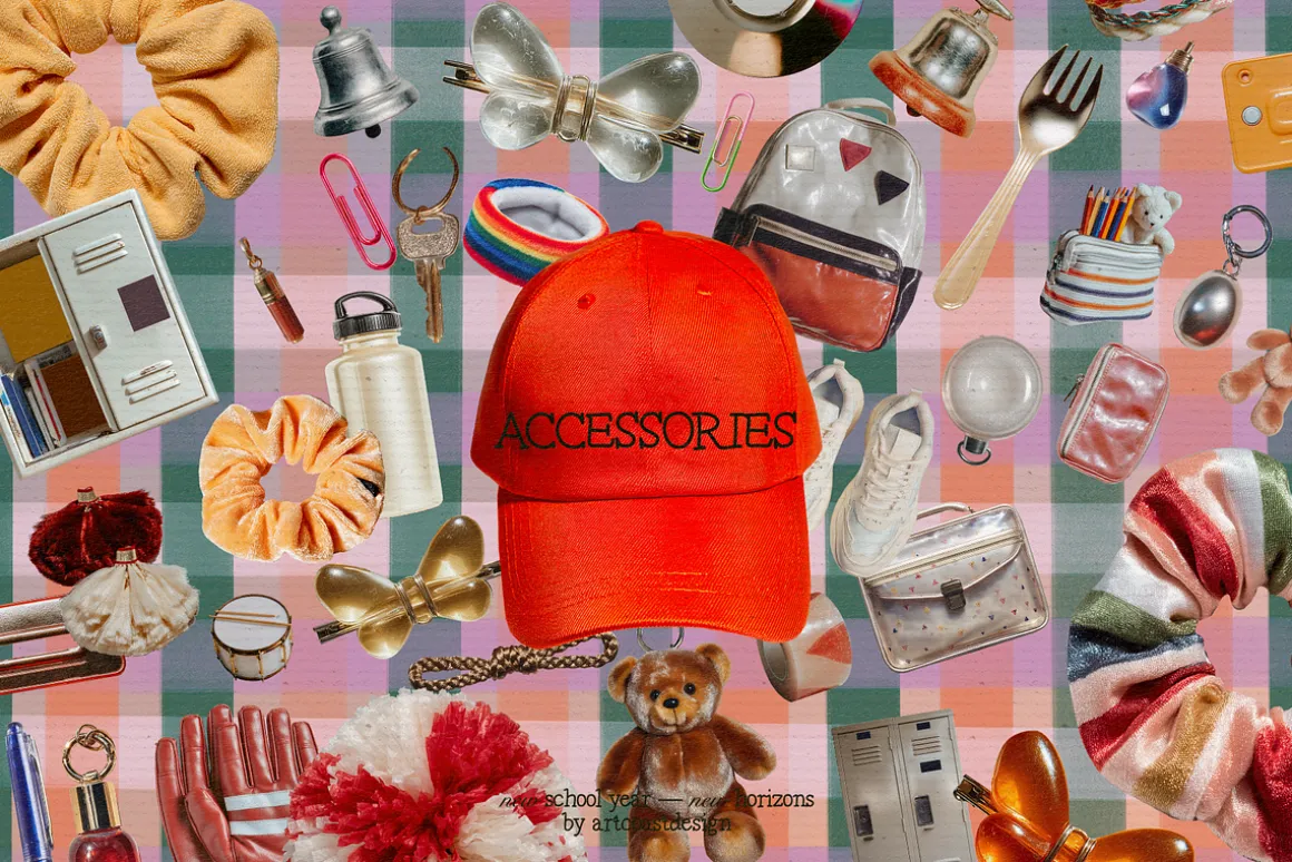 Back To School Collage Elements