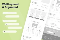 Badminton School Wireframe Website