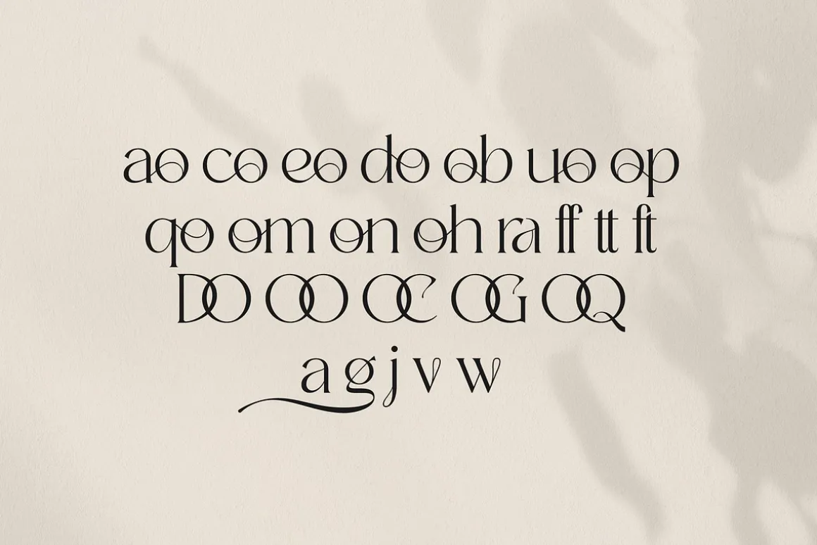 Badoga Modern Serif Font