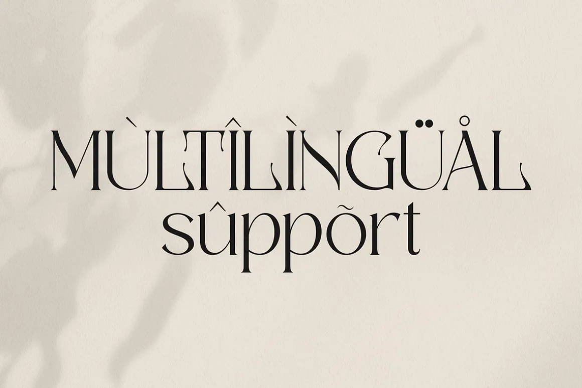 Badoga Modern Serif Font