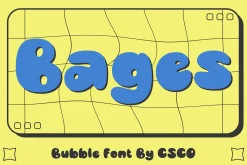 Bages – Bubble Font
