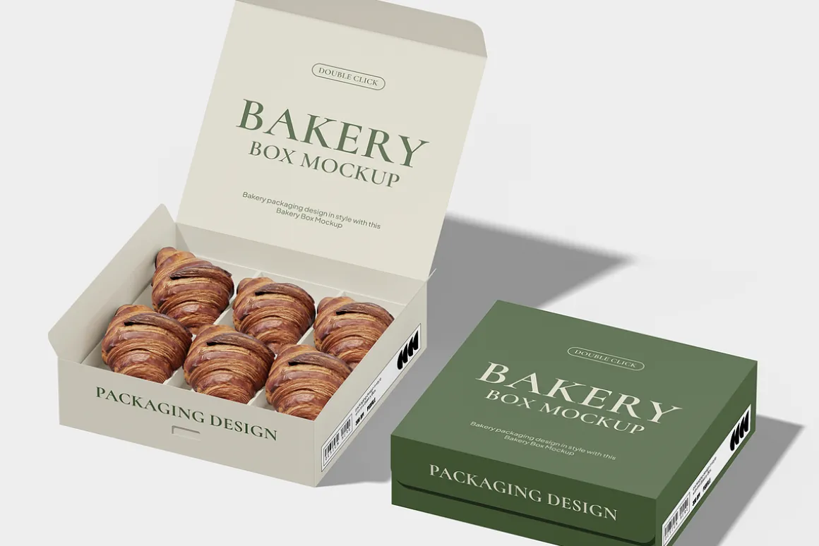 Bakery Box Mockup