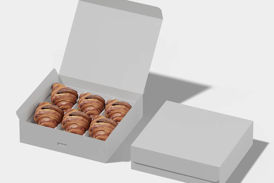 Bakery Box Mockup
