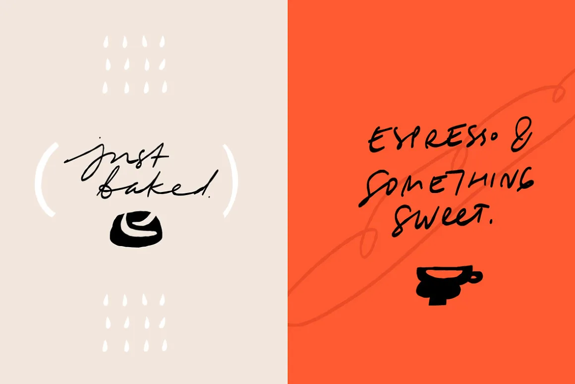 BAKERY SHAPES | HAND DRAWN CLIPART