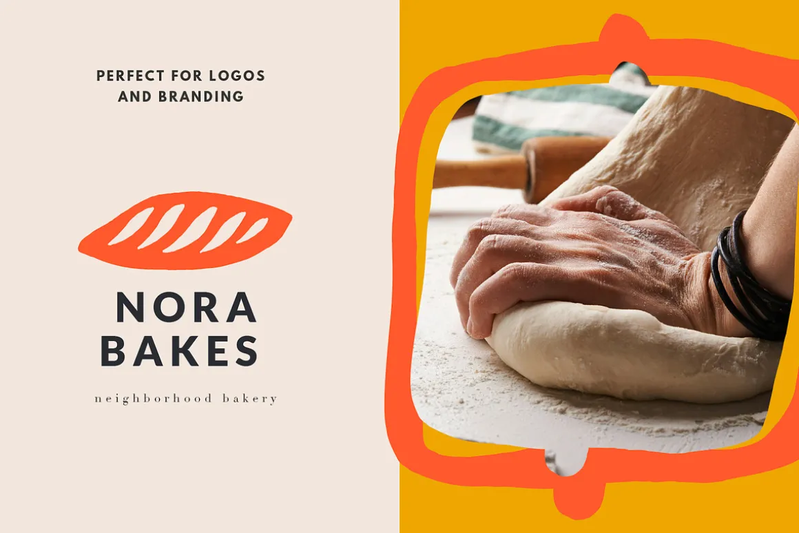 BAKERY SHAPES | HAND DRAWN CLIPART