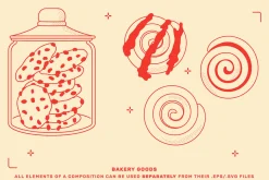 Bakery Vector Illustrations