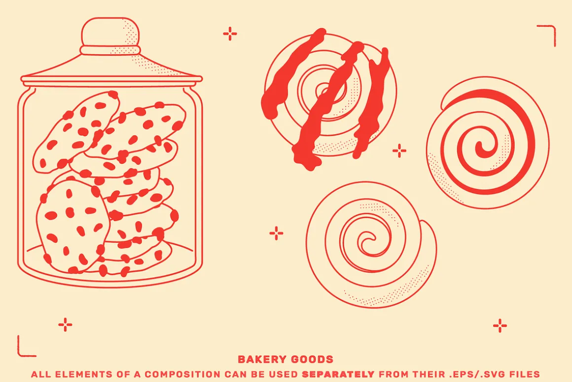 Bakery Vector Illustrations
