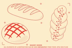 Bakery Vector Illustrations