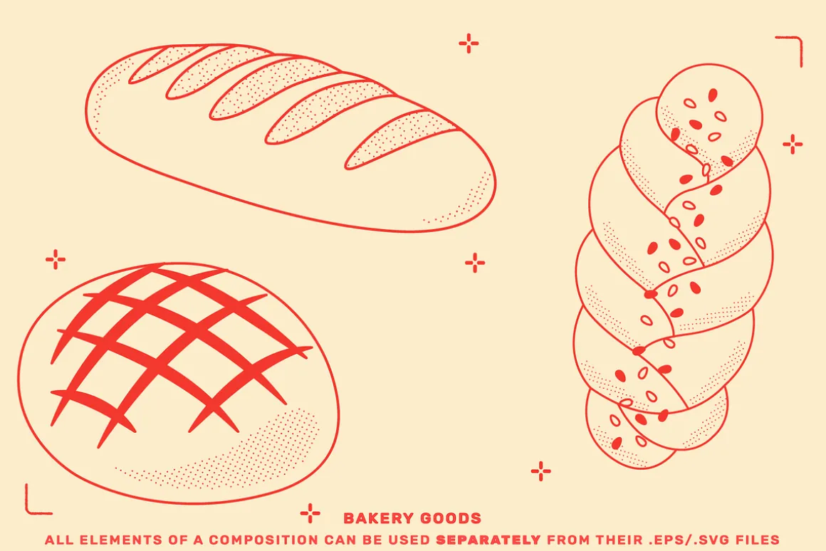 Bakery Vector Illustrations