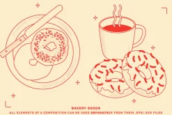 Bakery Vector Illustrations