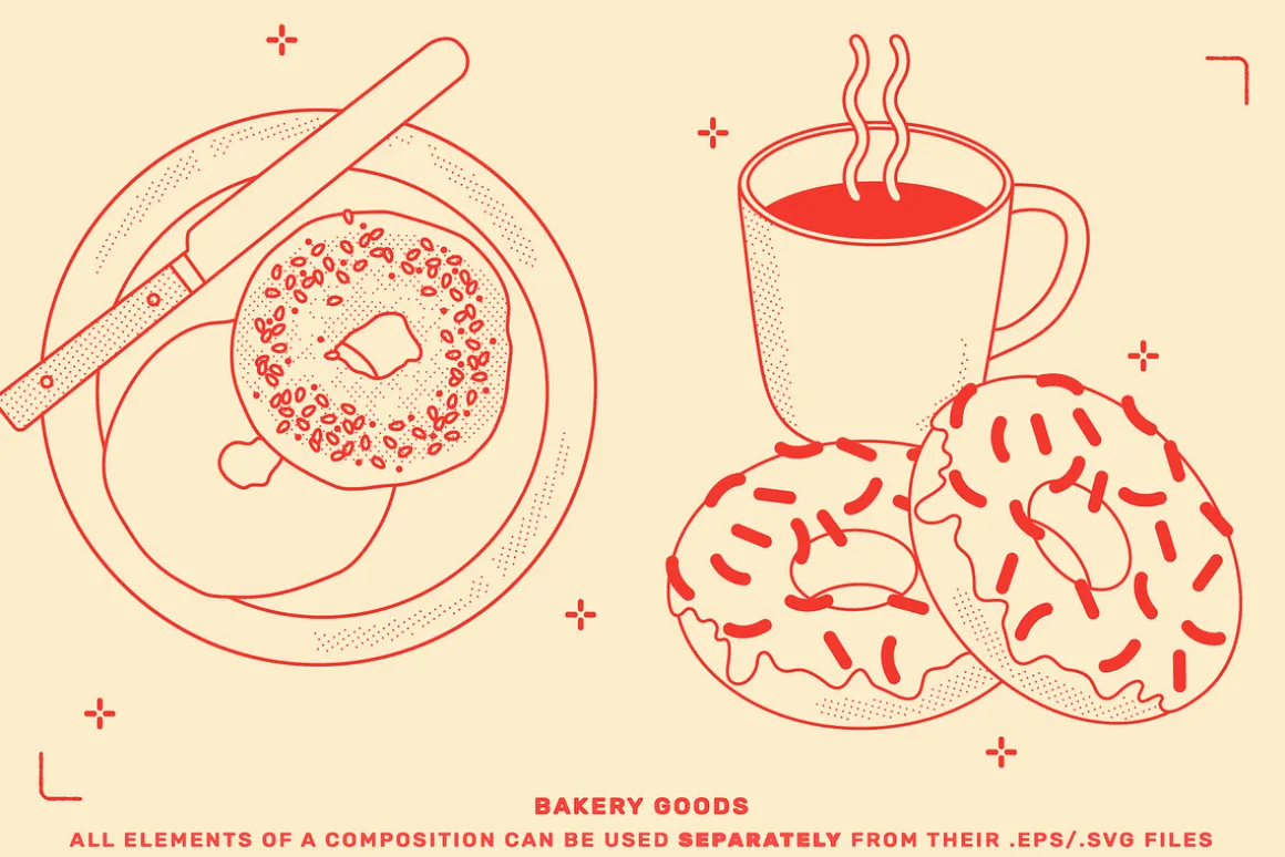 Bakery Vector Illustrations