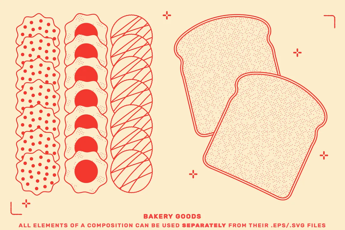 Bakery Vector Illustrations