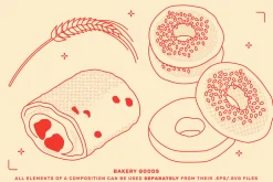 Bakery Vector Illustrations
