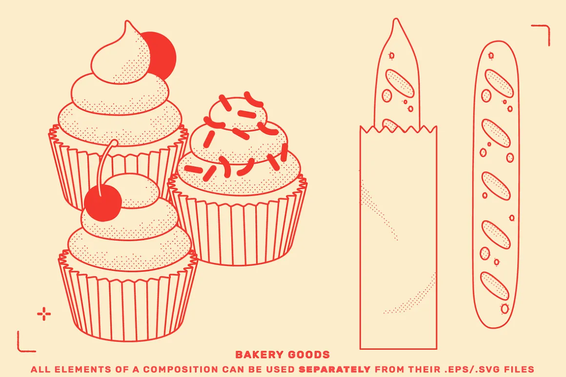 Bakery Vector Illustrations