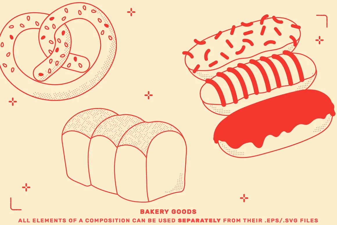 Bakery Vector Illustrations
