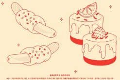 Bakery Vector Illustrations