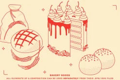 Bakery Vector Illustrations