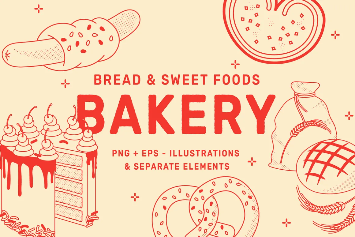 Bakery Vector Illustrations