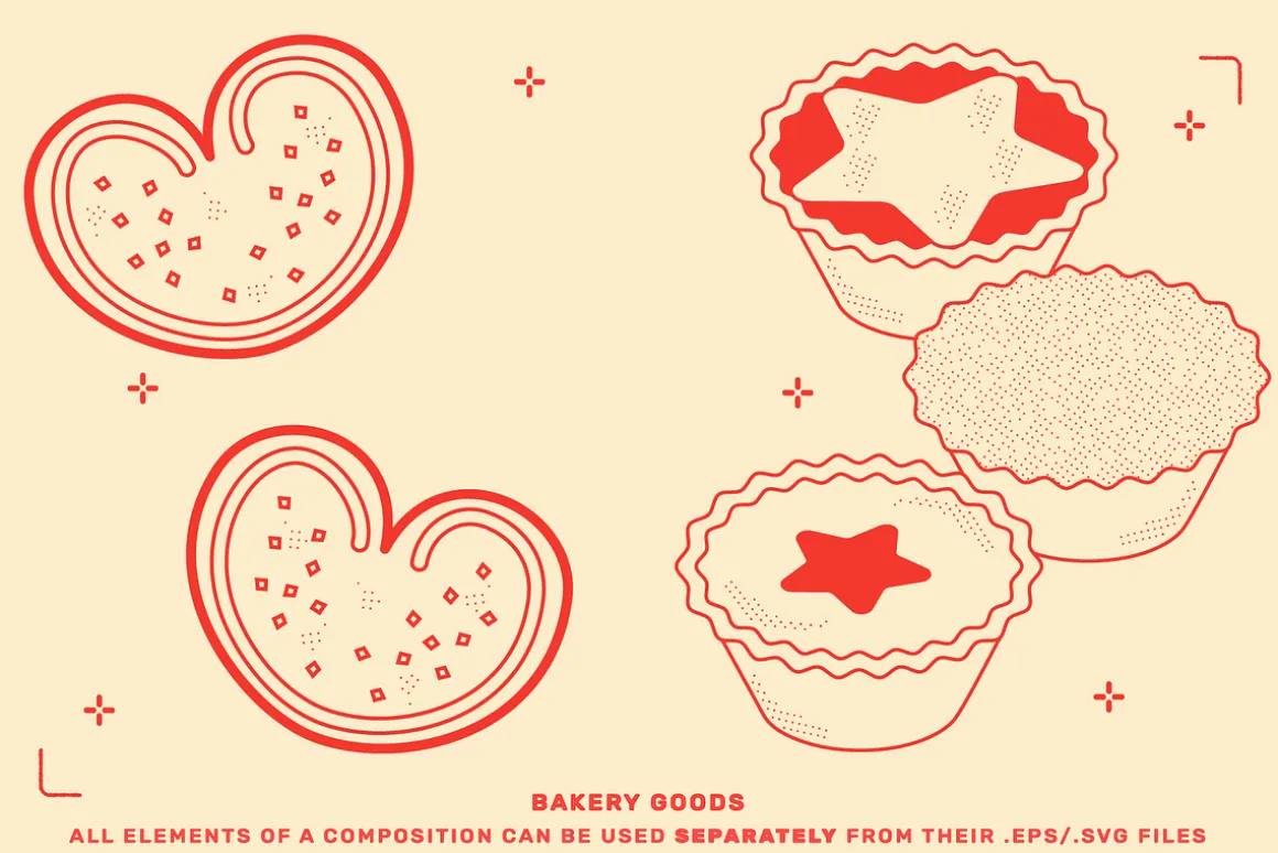 Bakery Vector Illustrations
