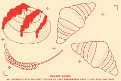 Bakery Vector Illustrations