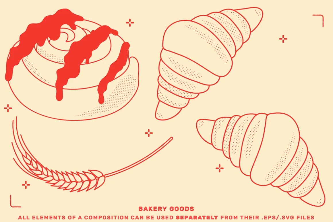 Bakery Vector Illustrations
