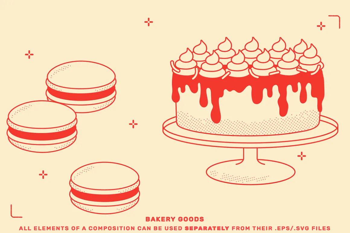 Bakery Vector Illustrations