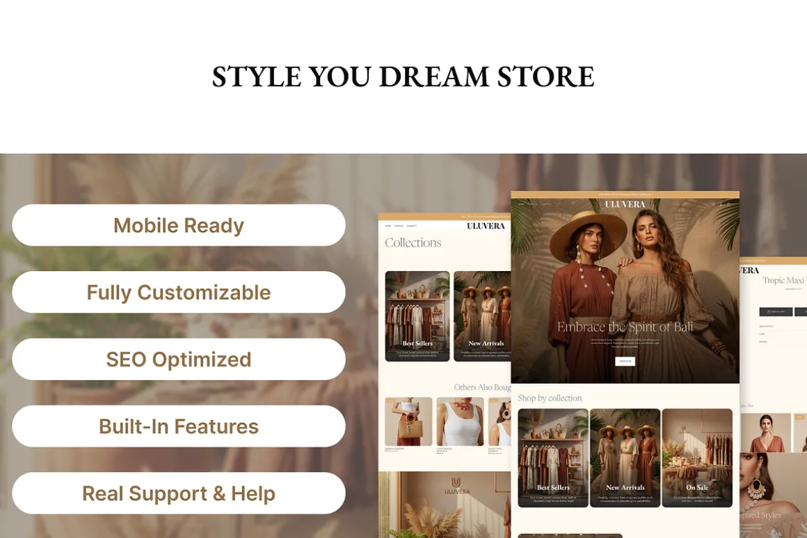 Bali Boho Tropical Shopify 2.0 Theme